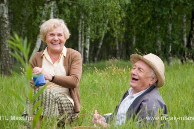 M jak miłość. Lucjan (Witold Pyrkosz), Barbara (Teresa Lipowska)