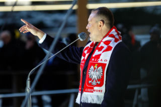 Prezydent spotkał się z kibicami