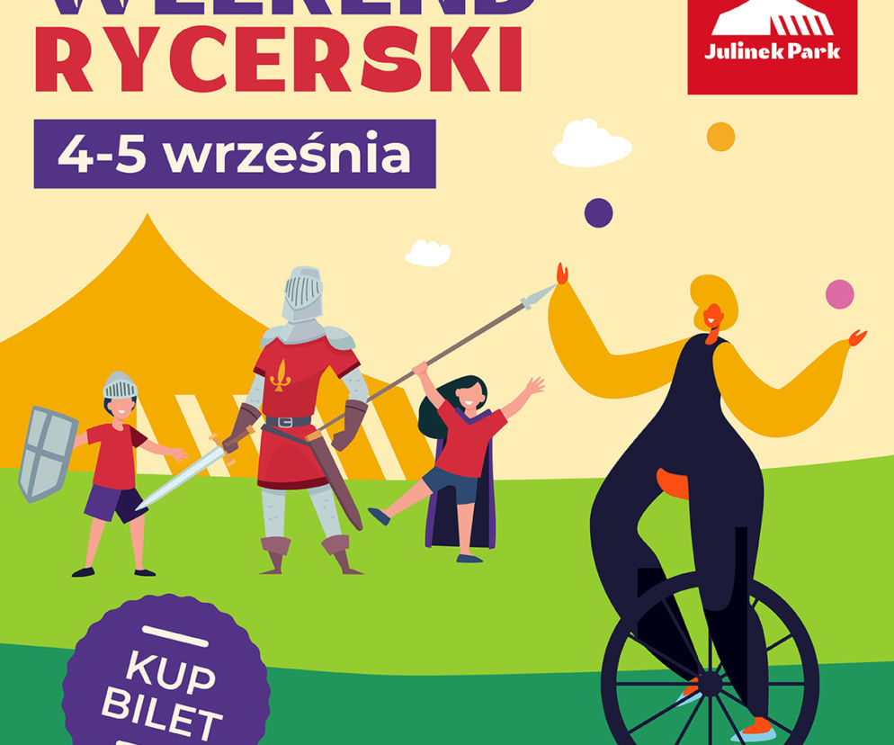 Rycerski weekend w Parku Rozrywki Julinek! Mnóstwo atrakcji dla najmłodszych i nie tylko