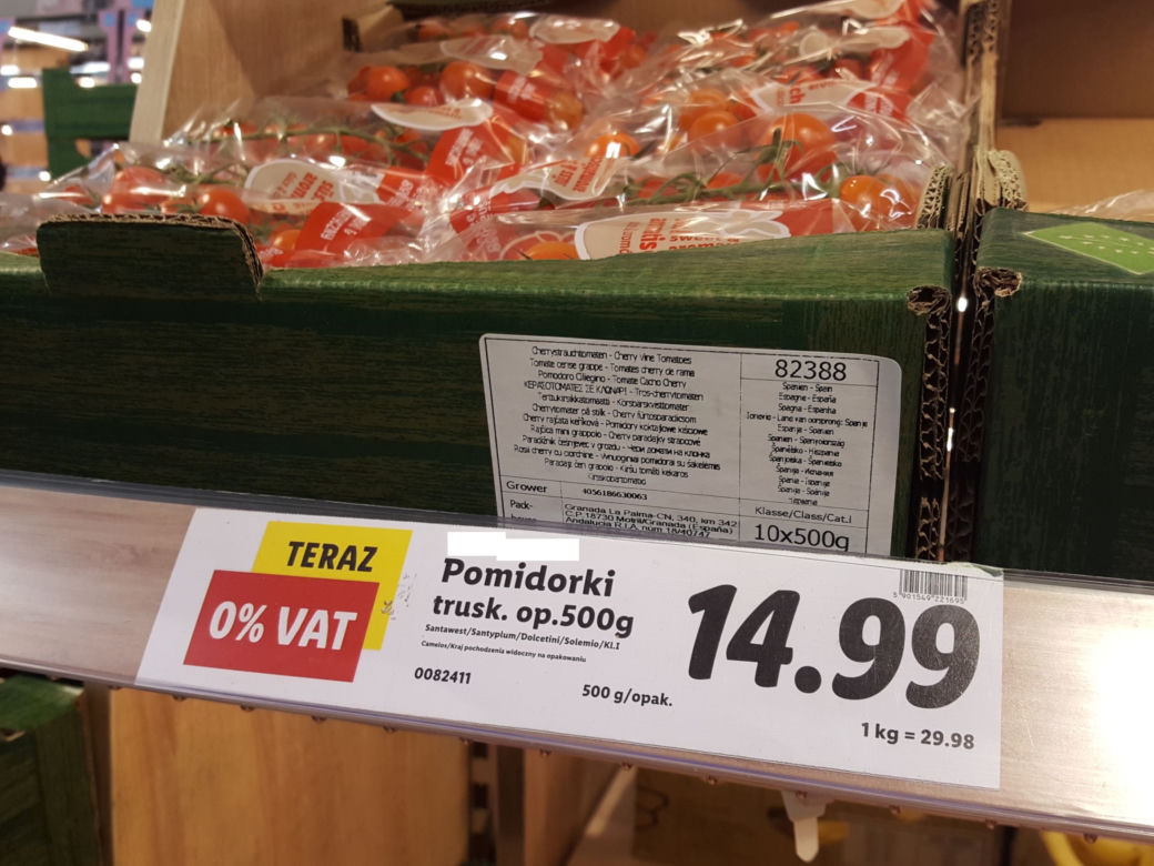 Ceny warzyw szokują! Kilogram papryki żółtej w markecie w Lesznie kosztuje 35 złotych