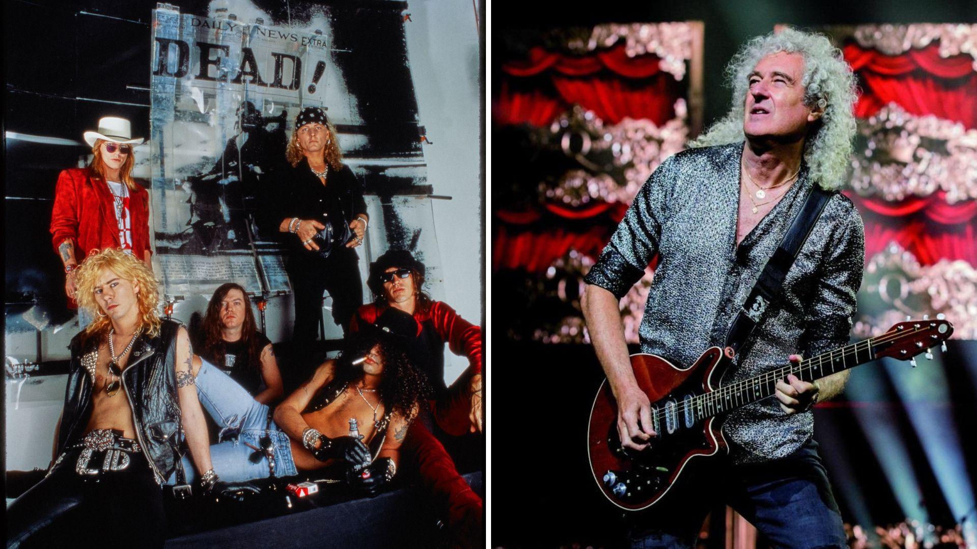Brian May zagrał na wczesnej wersji jednego z utworów Guns N' Roses ...