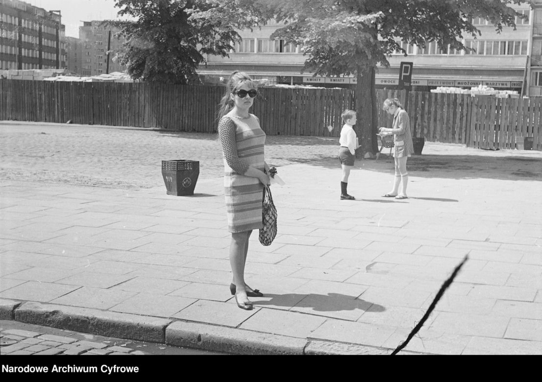 Skrzyżowanie al. Wyzwolenia i ul. Malczewskiego w Szczecinie w 1969 roku