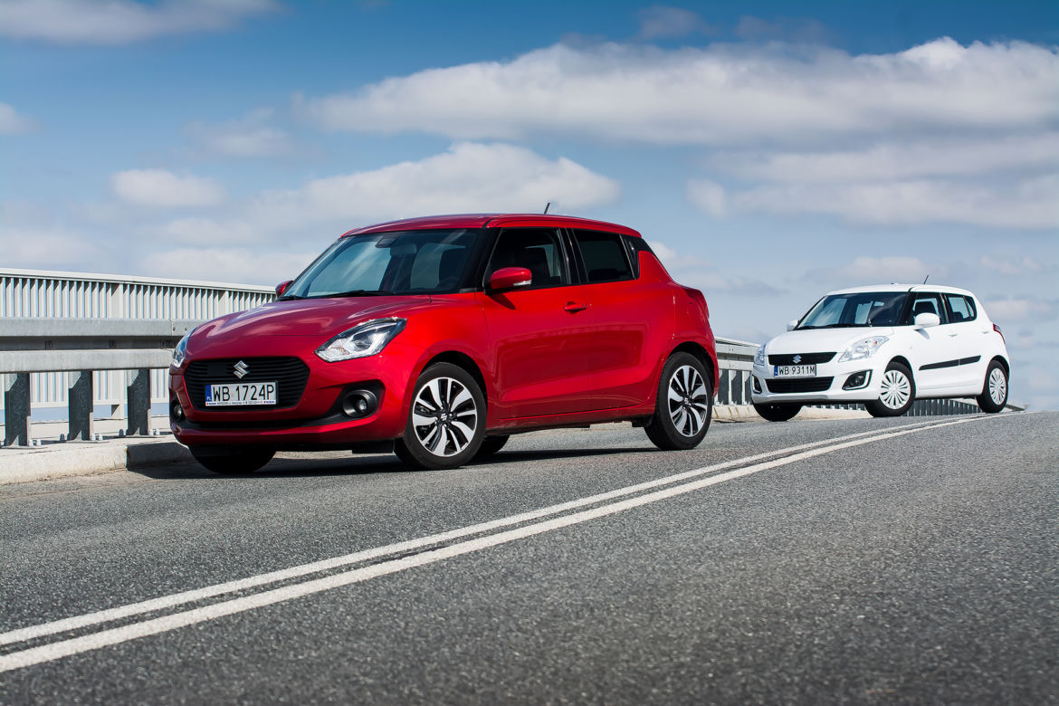Dwie generacje Suzuki Swift