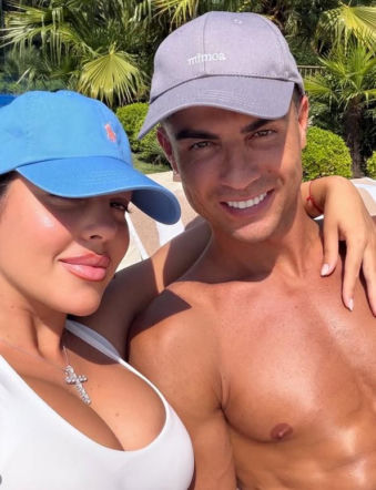 Georgina Rodriguez na polu golfowym