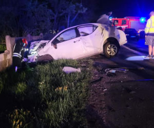 Wypadek w Łysomicach koło Torunia. Samochody wyglądały jak po bitwie