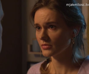 M jak miłość odc. 1665. Franka (Dominika Kachlik), Paweł (Rafał Mroczek)