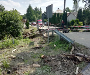 Powódź: Uszkodzone drogi w powiecie łańcuckim