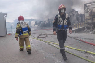 Pożar fabryki aerozoli. Co ze zbiornikami LPG?