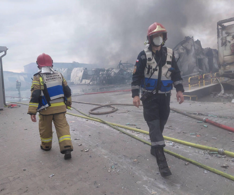 Pożar fabryki aerozoli. Co ze zbiornikami LPG?