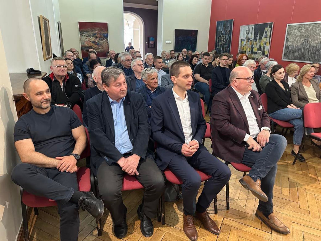 Radosław Sikorski na spotkaniu w Grudziądzu