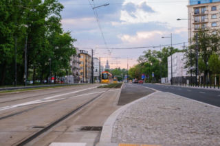 Nowy trambuspas na trasie z Wilanowa. Autobusy wjadą na torowisko