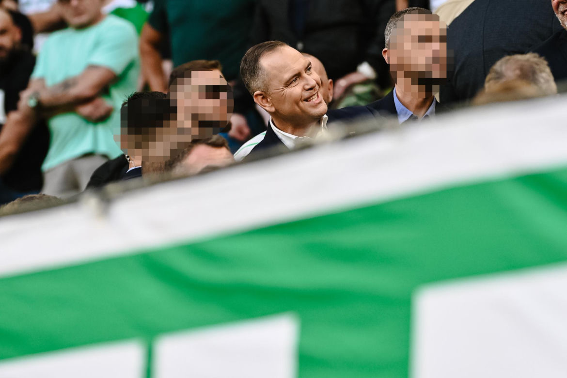 Prezydent Nawrocki na meczu Lechii Gdańsk
