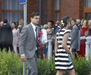 Ślub Kuby Wesołowskiego. Antoni Pawlicki z partnerką 