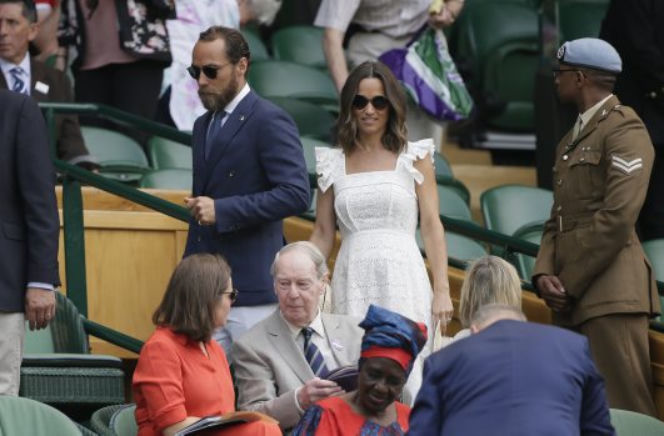 Pippa Middleton w ciąży na Wimbledonie