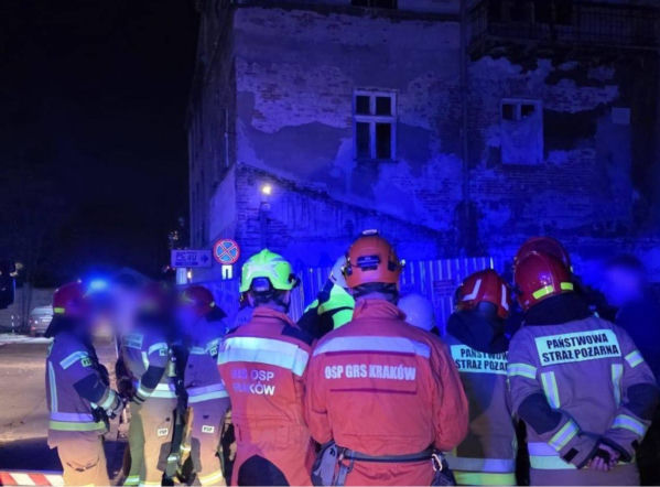 Chwile grozy w Krakowie! Kamienica zawaliła się w centrum miasta. Ewakuowano mieszkańców