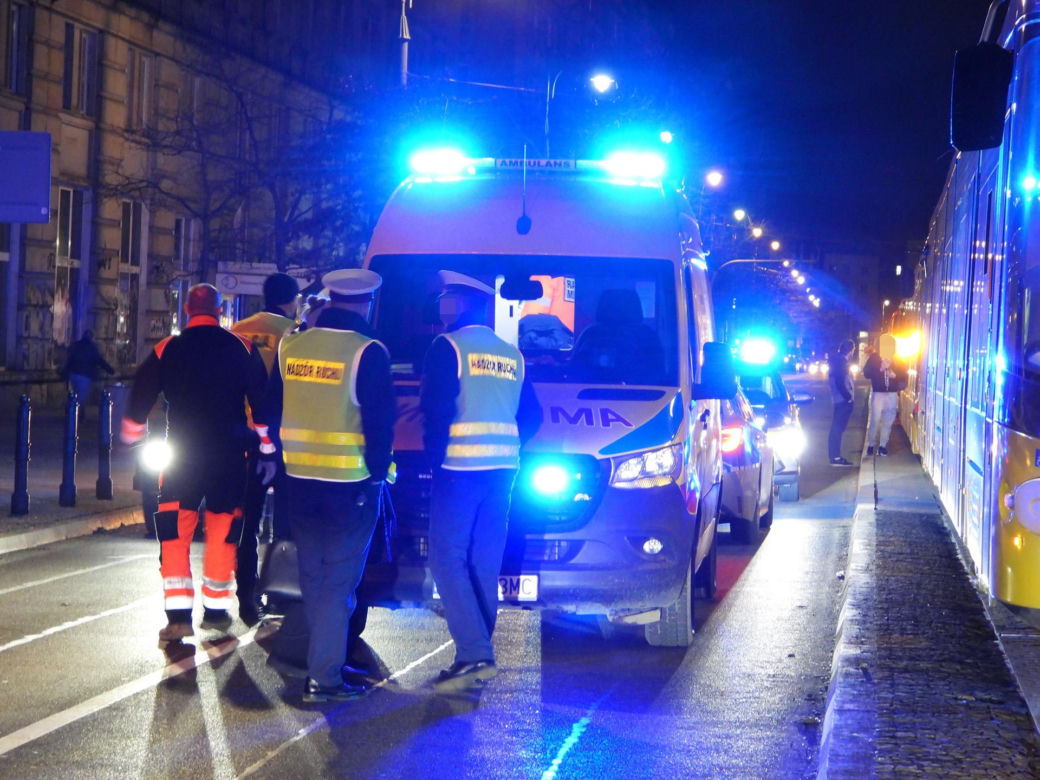 45-latka potrącona przez tramwaj na Marszałkowskiej