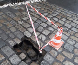Ogromna DZIURA w centrum Poznania! 