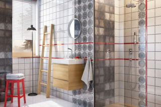 Szlachetna inspiracja: płytki jak kamień i motyw azulejo