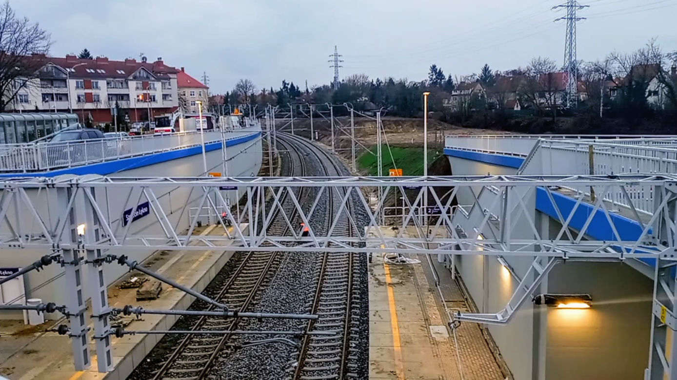 Ostatnie szlify na węźle Łękno