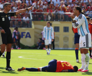 Awantura po finale MŚ Hiszpania - Argentyna