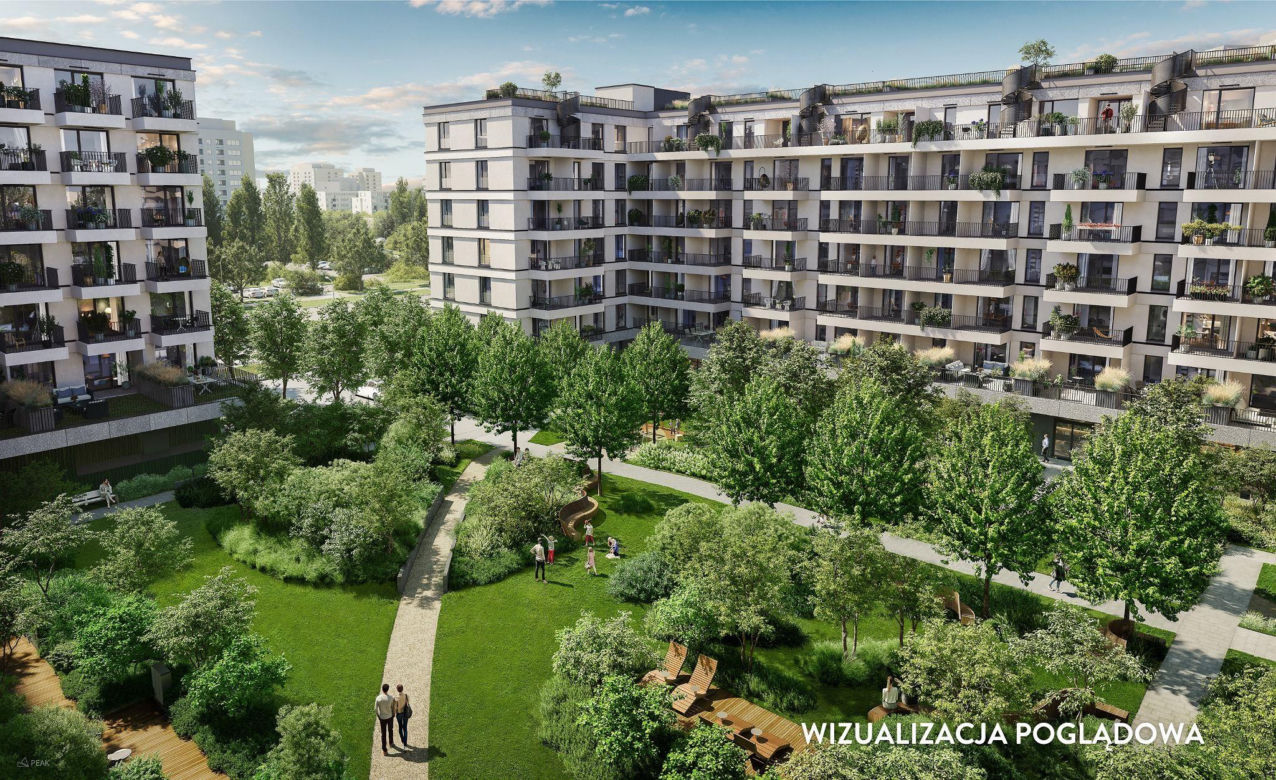 Wizualizacje inwestycji Ale! KEN w miejscu Multikina Ursynów