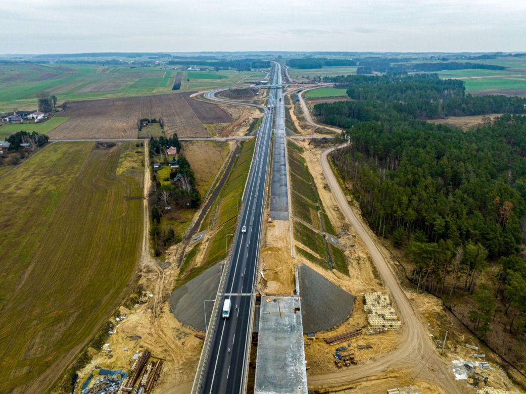 Budowa drugiej nitki obwodnicy Łomży. Odcinek S61 Łomża Zachód-Kolno 