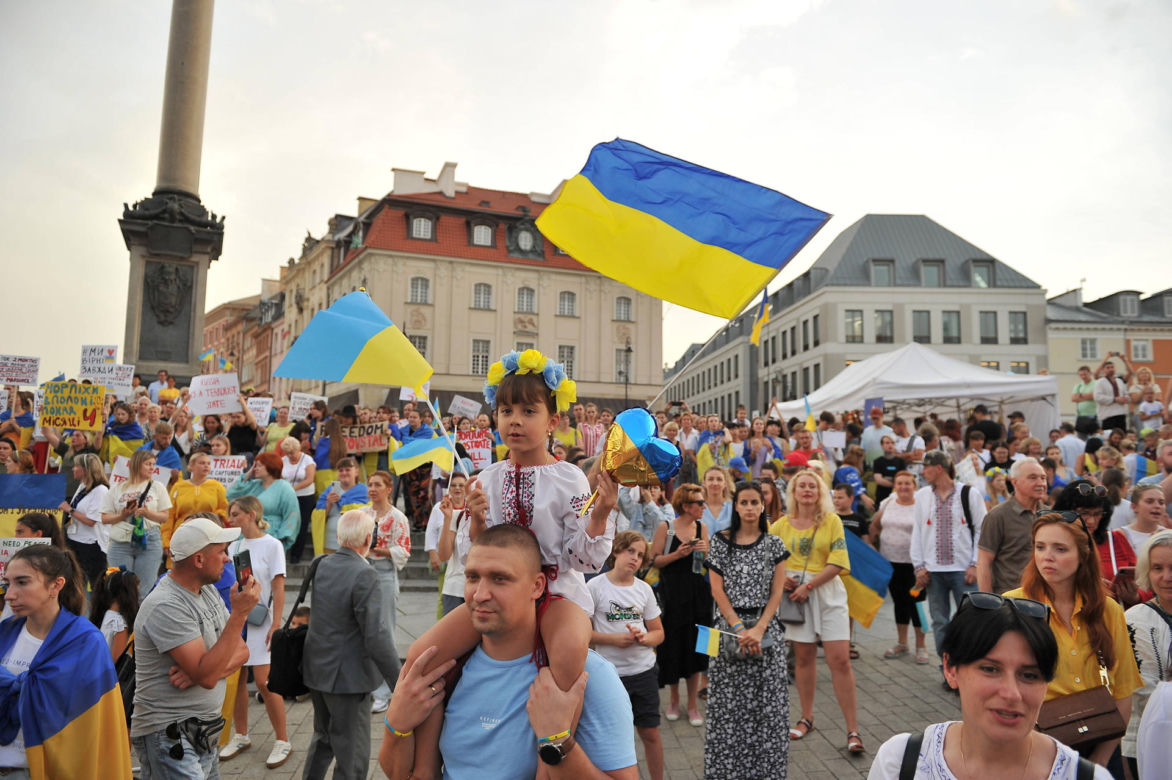 Warszawa Świętuje Dzień Niepodległości Ukrainy. Trzaskowski: „Zawsze będziemy z wami"