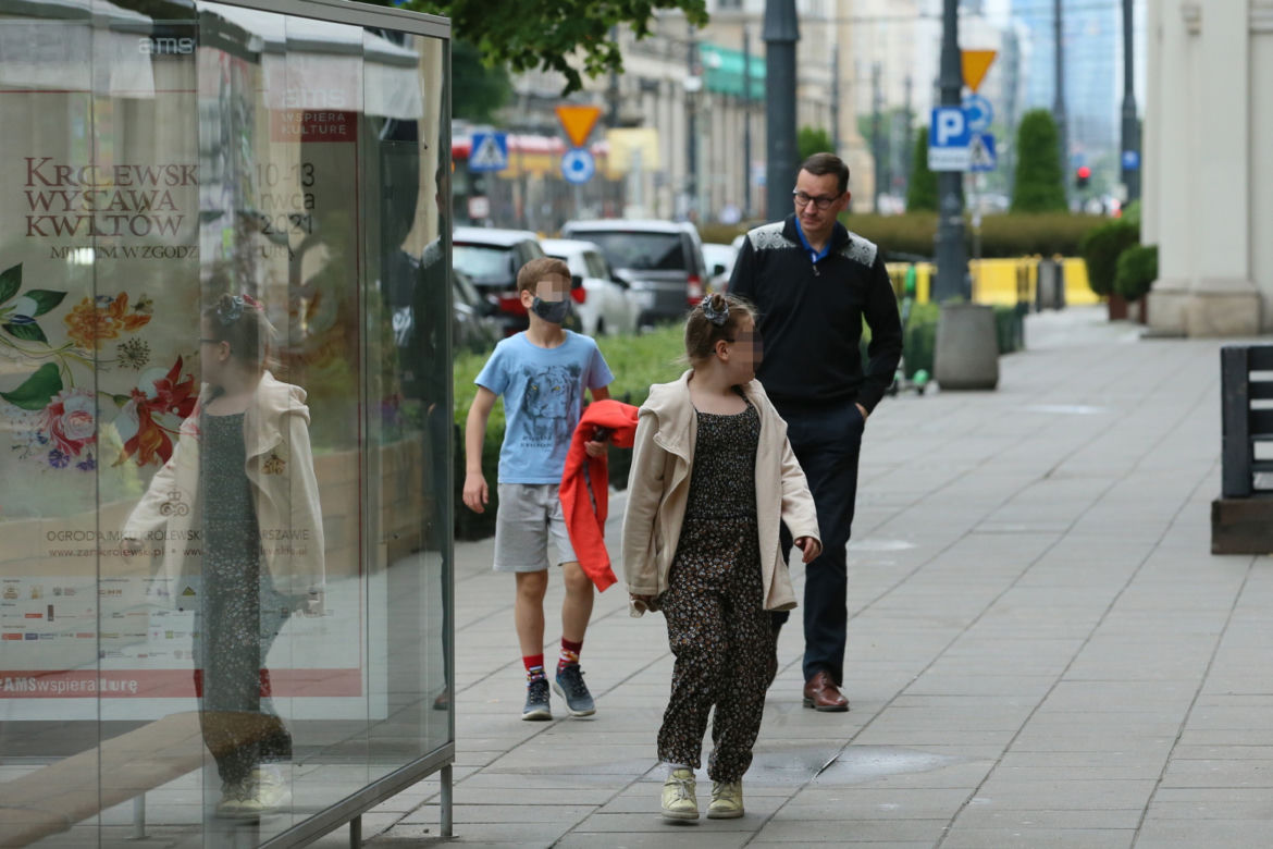 Mateusz Morawiecki z dziećmi