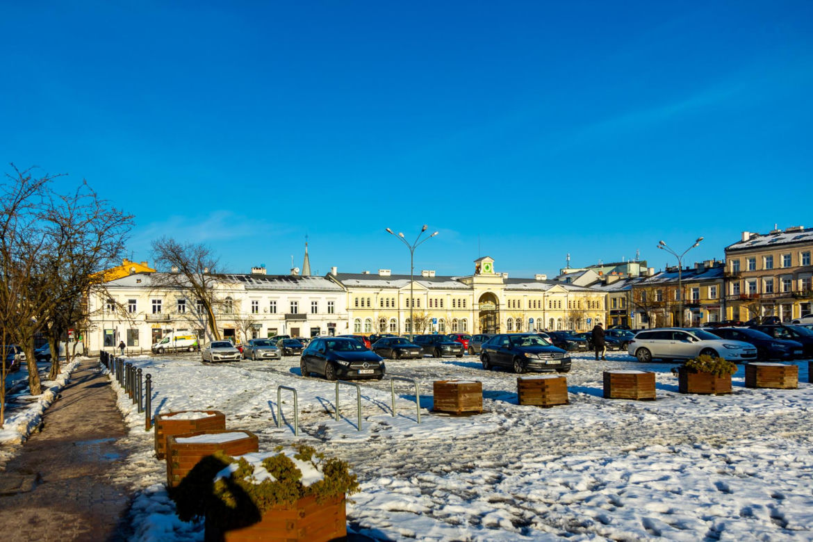Plac Wolności w Kielcach przed przebudową