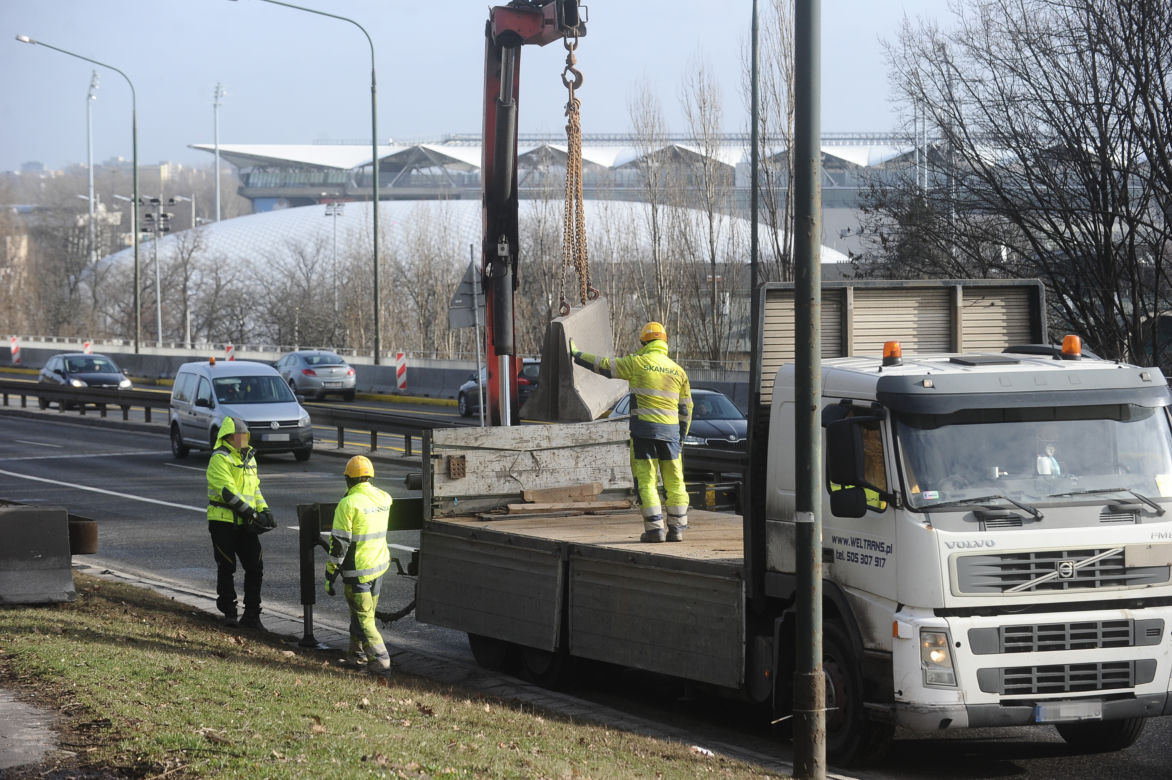 Trasa Łazienkowska zamknięta. Rozpoczął się wielki remont