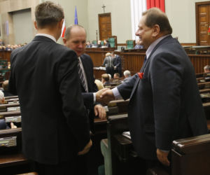 Sejm gratuluje Kaliszowi syna