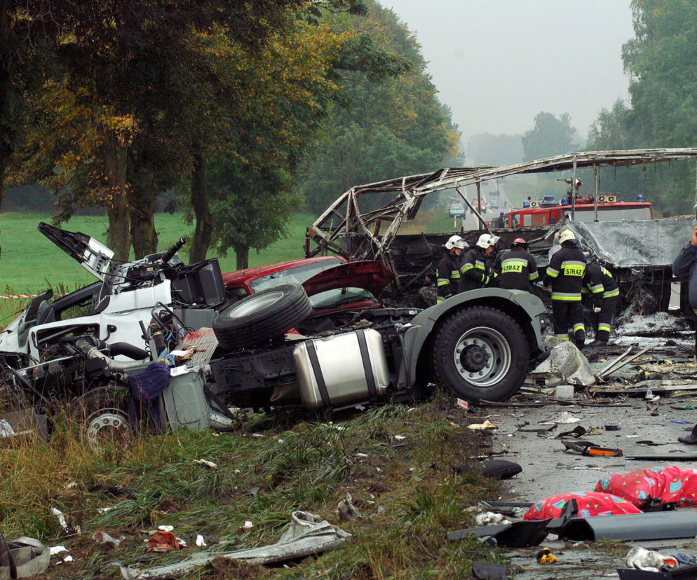 Katastrofa autokaru w Jeżewie