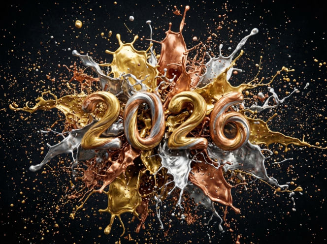 Eleganckie kartki na Nowy Rok 2026