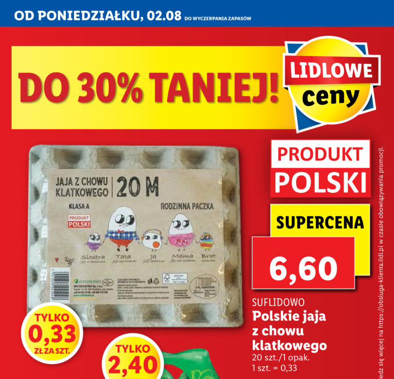 Promocje w Lidlu do środy 4.08