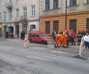 W centrum Łodzi zawaliła się trzypiętrowa kamienica