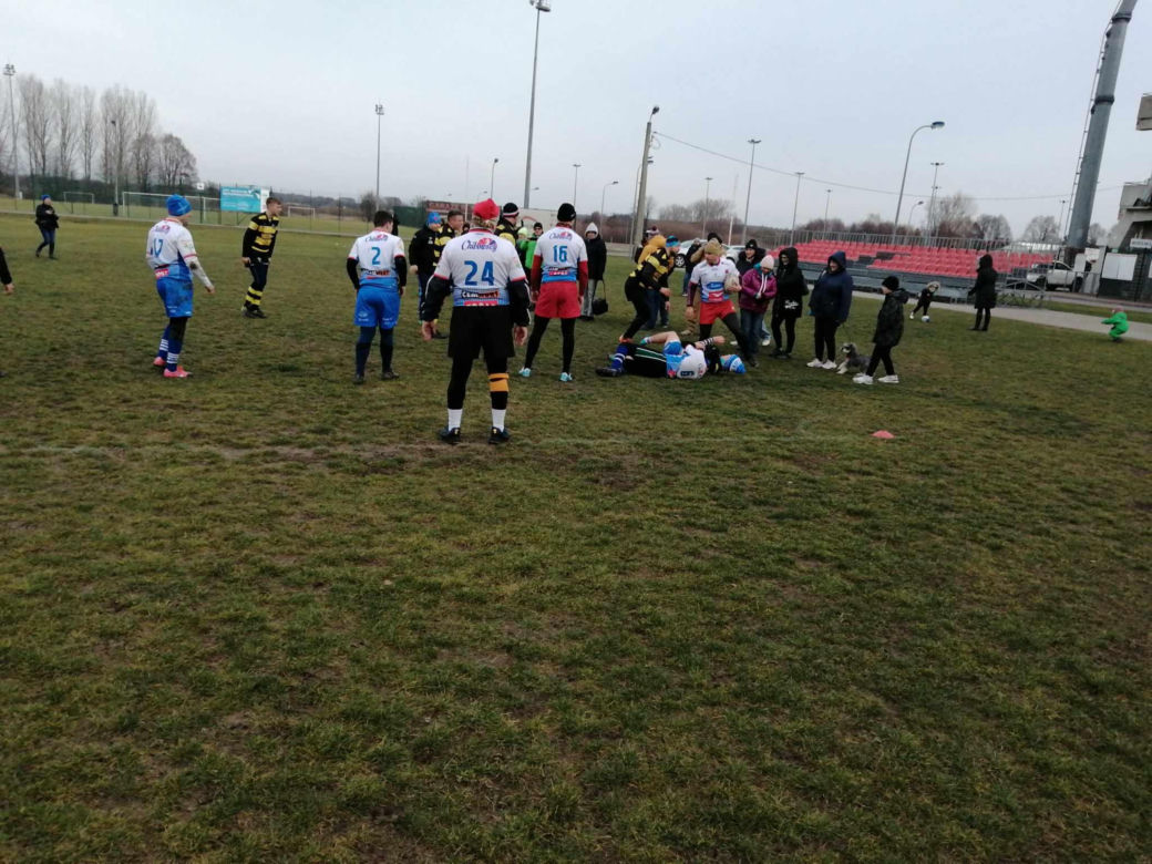 Noworoczny mecz rugby w Siedlcach 2025