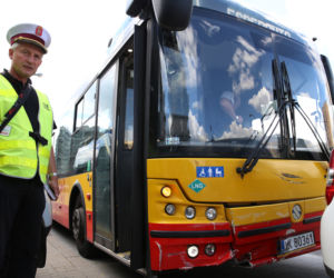 Wypadek autobusu linii 111 na Gocławiu