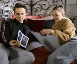 Barwy szczęścia, odc. 2021. Julita (Katarzyna Sawczuk), Józek (Patryk Pniewski)