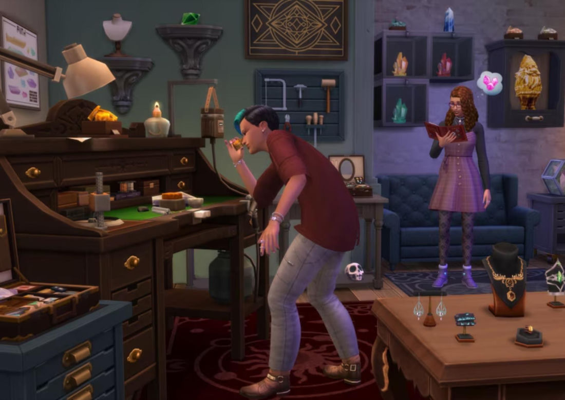 The Sims 4. Kryształowe cudeńka. Teraz twój sim może zostać jubilerem!