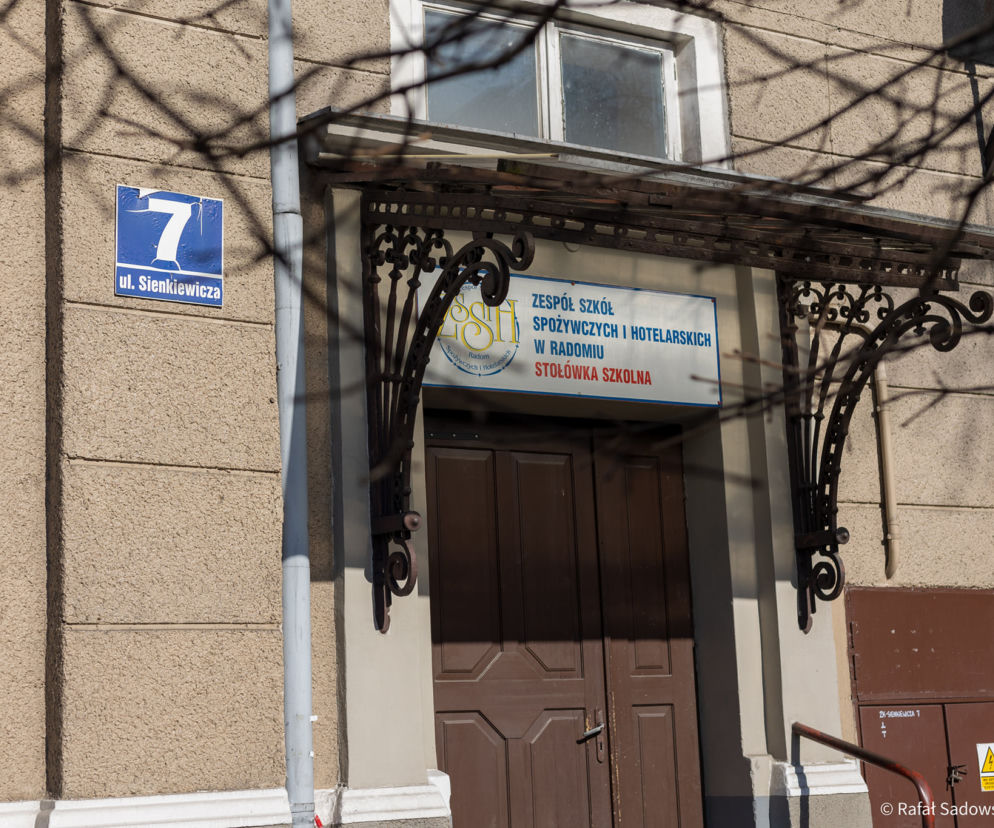 Stołówka Zespołu Szkół Spożywczych i Hotelarskich w Radomiu przy ul. Sienkiewicza 7