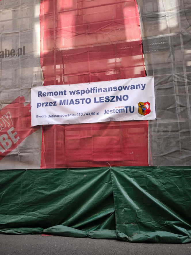 Remonty kamienic w centrum Leszna