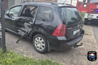 Gmina Kotuń: zderzenie motocykla crossowego z osobówką