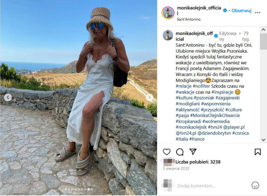 Monika Olejnik kusi dekoltem