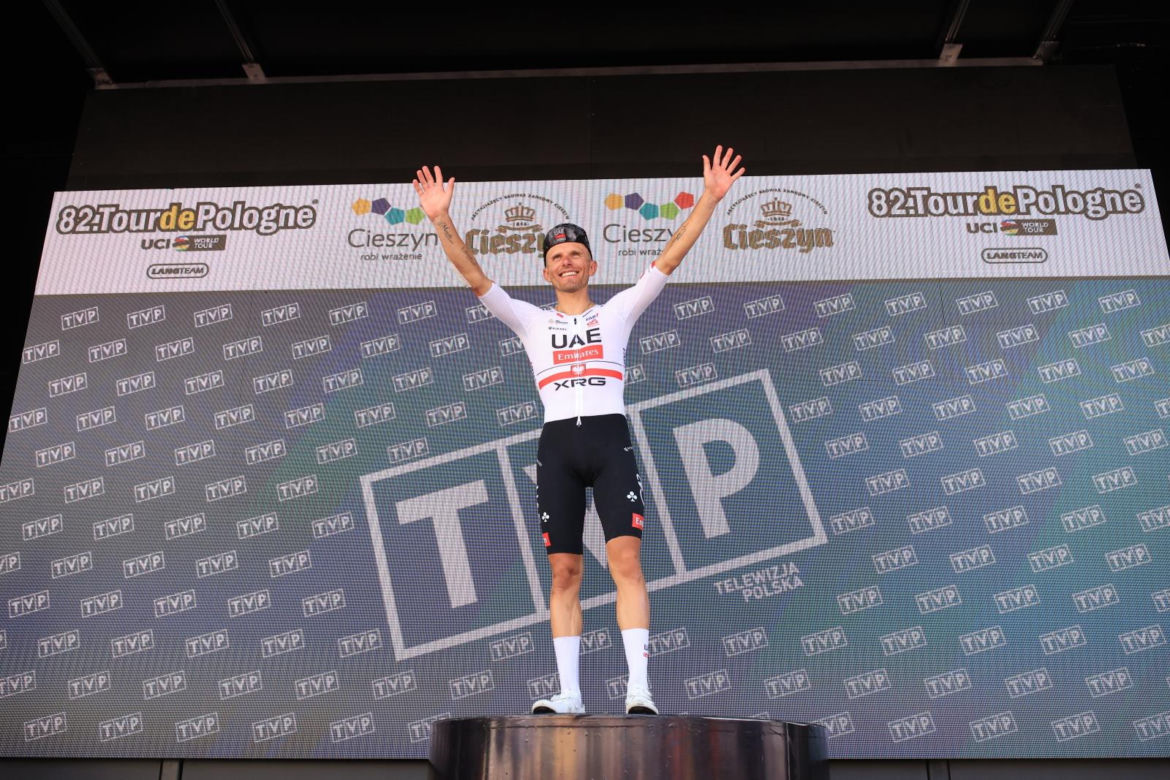 Finał IV etapu Tour de Pologne w Cieszynie. Mieszkańcy kibicowali kolarzom