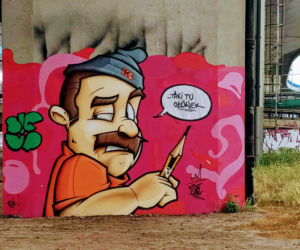 Murale na filarach Trasy Zamkowej