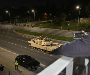 Nocna próba defilady wojskowej w Warszawie 2