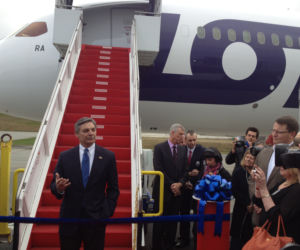 Dreamliner tuż przed startem