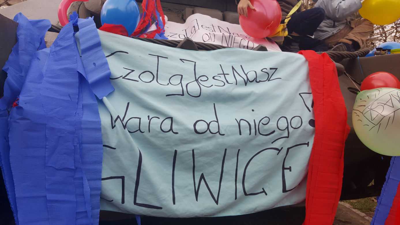 Gliwice: Protest w obronie czołgu T 34