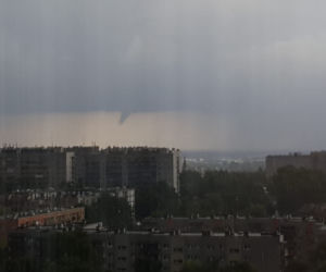 Trąba powietrzna nad Krakowem