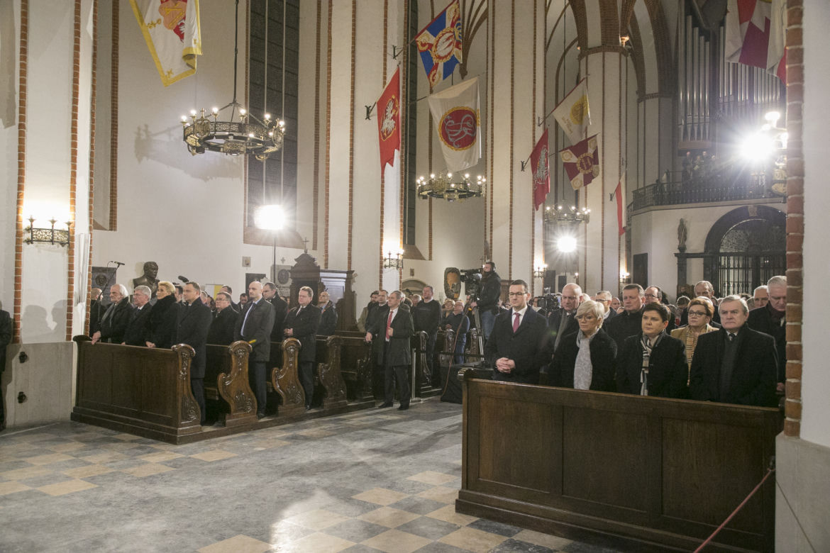 Msza święta w intencji tragicznie zmarłego prezydenta Gdańska Pawła Adamowicza
